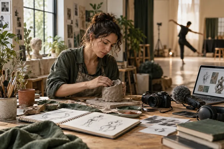 Atelier créatif mêlant pratiques artistiques, carnet de recherche et outils numériques